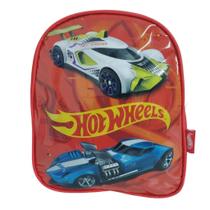Mochila Costas Infantil Menino HotWheels Luxcel Vermelho