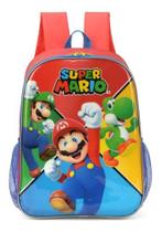 Mochila Costas Infantil Original Super Mario Bros