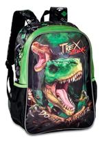 Mochila Costas Infantil T Rex Attack Verde - Clio Mochila Costas Infantil T Rex Attack Verde - Clio
