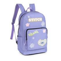 Mochila Costas Juvenil Grande Escolar Stitch Original Disney