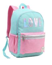 Mochila Costas Juvenil Reforçada Feminina Love Denlex