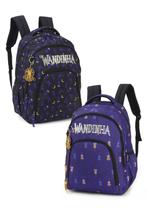 Mochila Costas Juvenil Wandinha Luxcel Divisão LepTop