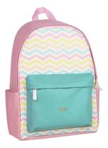 Mochila costas laptop escolar soul enjoy rosa colorido brw rosa