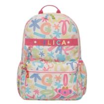 Mochila costas lilica ripilica lovit flo