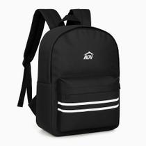 Mochila Costas Listras Adv Preto Luxcel Mochila Costas Listras Adv Preto Luxcel
