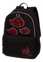 Mochila Costas Naruto Akatsuki Nuvens Preta Pacific 7780104