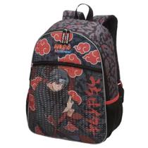 Mochila Costas Naruto Itachi Uchiha Akatsuki Preta Original