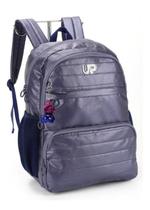 Mochila Costas Notebook Crinkle Up4You Metalizado - Marinho