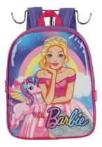 Mochila Costas Pequena Creche Petit Barbie Girl Mochila Costas Pequena Creche Petit Barbie Girl