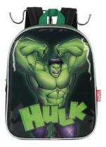 Mochila Costas Pequena Creche Petit Hulk Vingadores Marvel