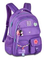 Mochila Costas Rebecca Bonbon Miçangas Escolar Juvenil Rb - Clio Style