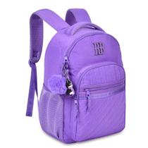 Mochila Costas Rebecca Bonbon Roxa Meninas Escolar Lilas