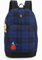 Mochila Costas Snoopy Woodstock Peanuts Azul Juvenil