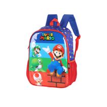 Mochila Costas Super Mario Bros Infantil Escolar Meninos
