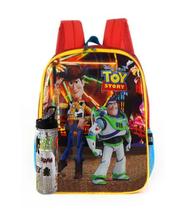 Mochila Costas Toy Story Woody E Buzz + Squeeze Sleeve 670ML Mochila Costas Toy Story Woody E Buzz + Squeeze Sleeve 670ML