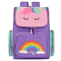 Mochila Costas Unicórnhio Roxo Yins Mochila Costas Unicórnhio Roxo Yins