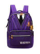 Mochila Costas Wandinha Gravata MS47263 Mochila Costas Wandinha Gravata MS47263