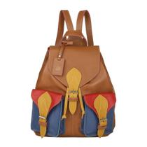 Mochila Couro Legítimo Leve Varios Compartimentos Joyce 5