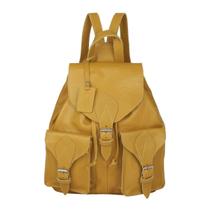 Mochila Couro Legítimo Leve Varios Compartimentos Joyce 5