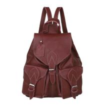 Mochila Couro Legítimo Leve Varios Compartimentos Joyce 5