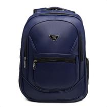 Mochila Couro Masculina Social Grande Resistente Trabalho Faculdade Universitaria Escolar Notebook Azul Mochila Couro Masculina Social Grande Resistente Trabalho Faculdade Universitaria Escolar Notebook Azul