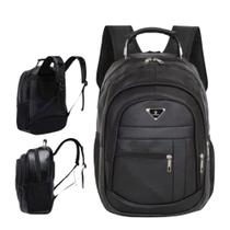Mochila Couro Média Masculina Feminina Reforçada Com Cabo de Aço Mochila Couro Média Masculina Feminina Reforçada Com Cabo de Aço