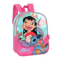 Mochila Creche Disney LiLo Stitch Escolar Passeio Infantil Mochila Creche Disney LiLo Stitch Escolar Passeio Infantil