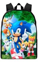 Mochila Creche Maternal Desenho Sonic E Amigos Divertido