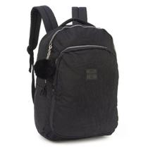 Mochila Crinkle Escolar Notebook Juvenil Com Chaveiro - luxcel