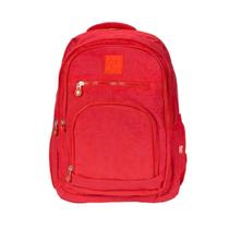 Mochila crinkle vermelha com porta laptop 7111a packngo