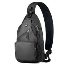 Mochila Crossbody Sling Javolto para homens e mulheres - preta Mochila Crossbody Sling Javolto para homens e mulheres - preta