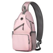 Mochila Crossbody Sling Javolto para homens e mulheres rosa Mochila Crossbody Sling Javolto para homens e mulheres rosa