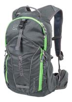 Mochila Curtlo Trail Lite Cinza E Verde 14 Litros