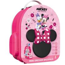 Mochila da Beleza Minnie Mini Dresser Backpack com Acessórios Mochila da Beleza Minnie Mini Dresser Backpack com Acessórios