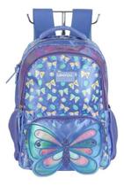 Mochila Da Borboleta Violeta Luxcel