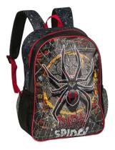 Mochila Dark Spider Aranha Infantil Masculina Costas Grande