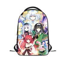 Mochila Dates A Lives Anime School Poliéster 24x12x30cm Mochila Dates A Lives Anime School Poliéster 24x12x30cm