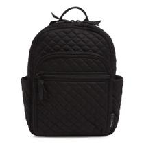 Mochila de algodão Vera Bradley pequena preta de algodão reciclado Mochila de algodão Vera Bradley pequena preta de algodão reciclado