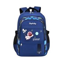 Mochila de Astronauta para Laptop - Mochila Escolar à Prova d'Água para Meninos