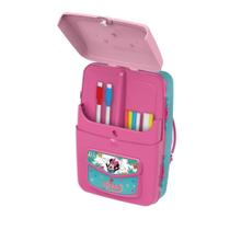 Mochila de Atividades da Minnie Com Canetinhas e Acessórios Multikids - BR1588 Mochila de Atividades da Minnie Com Canetinhas e Acessórios Multikids - BR1588