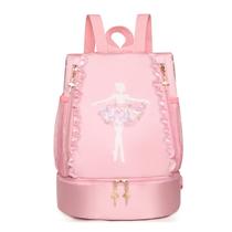 Mochila de Ballet Yitengteng para Meninas - Cor Rosa Mochila de Ballet Yitengteng para Meninas - Cor Rosa