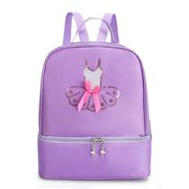 Mochila de Ballet Yitengteng para Meninas - Cor Roxa