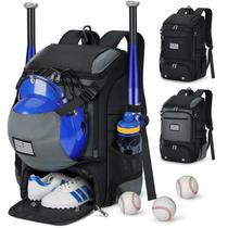 Mochila de beisebol RAINSMORE, bolsa de softball leve, cinza