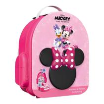 Mochila De Beleza Da Minnie Multikids 8 Peças Br2187 Rosa