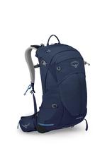 Mochila de caminhada Osprey Stratos 24L para homens azul cetáceo