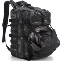 Mochila de capacete de motocicleta YOUNGOA Green Camo para homens