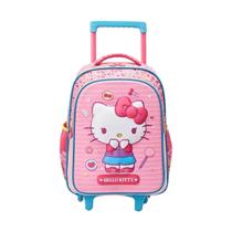 Mochila De Carrinho 16 Escolar 3D Hello Kitty Xeryus
