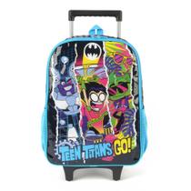 Mochila De Carrinho Azul-preto Teen Titans Go