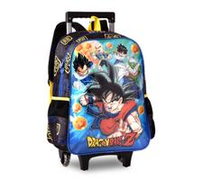 Mochila de Carrinho Dragon Ball Z Escolar Goku Meninos