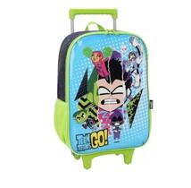 Mochila de Carrinho Escolar Original Jovens Titans - Luxcel 39703 Mochila de Carrinho Escolar Original Jovens Titans - Luxcel 39703